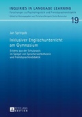 Cover: Inklusiver Englischunterricht am Gymnasium - Peter Lang Verlag