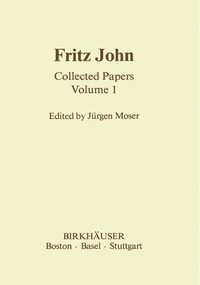 Enlarge image Cover: Fritz John - Birkhauser Boston Inc