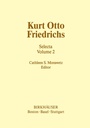 Cover: Kurt Otto Friedrichs - Birkhauser Boston Inc