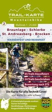 Cover: MTB Trail-Karte Harz: Braunlage - Schierke - St. Andreasberg - Brocken - Schmidt-Buch-Vlg