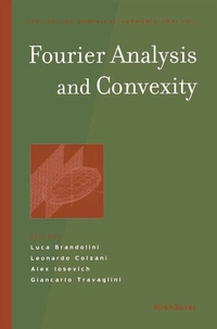 Abbildung von: Fourier Analysis and Convexity - Birkhäuser