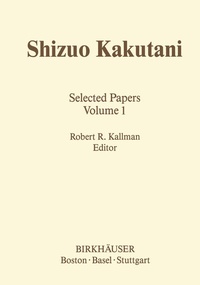 Abbildung von: Shizuo Kakutani - Birkhauser Boston Inc