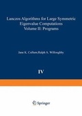 Cover: Lanczos Algorithms for Large Symmetric Eigenvalue Computations Vol. II Programs - Springer