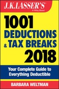 Cover: J.K. Lasser's 1001 Deductions and Tax Breaks 2018 - Wiley