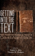 Cover: Getting Into the Text - Wipf & Stock Publishers