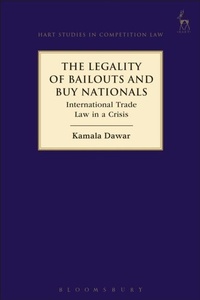 Abbildung von: The Legality of Bailouts and Buy Nationals - Hart Publishing