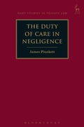 Cover: The Duty of Care in Negligence - Hart Publishing
