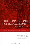 Cover: The China-Australia Free Trade Agreement - Hart Publishing