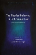 Cover: The Needed Balances in EU Criminal Law - Hart Publishing
