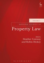 Cover: Modern Studies in Property Law - Volume 9 - Hart Publishing