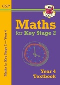 Cover: KS2 Maths Year 4 Textbook - Coordination Group Publications Ltd (CGP)
