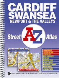 Abbildung von: Cardiff, Swansea and The Valleys Street Atlas - Geographers' A-Z Map Co Ltd