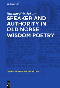 Abbildung von: Speaker and Authority in Old Norse Wisdom Poetry - De Gruyter