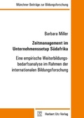 Cover: Zeitmanagement im Unternehmenssetup S&uuml;dafrika - utzverlag