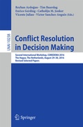 Cover: Conflict Resolution in Decision Making - Springer