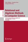Cover: Relational and Algebraic Methods in Computer Science - Springer