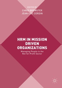 Abbildung von: HRM in Mission Driven Organizations - Palgrave Macmillan