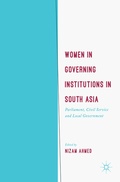 Cover: Women in Governing Institutions in South Asia - Palgrave Macmillan