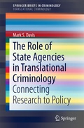 Cover: The Role of State Agencies in Translational Criminology - Springer