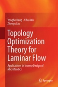 Cover: Topology Optimization Theory for Laminar Flow - Springer