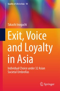 Enlarge image Cover: Exit, Voice and Loyalty in Asia - Springer