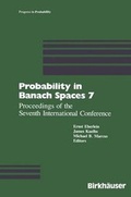 Cover: Probability in Banach Spaces 7 - Birkhauser
