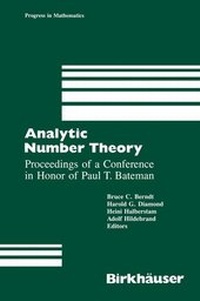 Abbildung von: Analytic Number Theory - Birkhauser Boston Inc