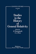 Cover: Studies in the History of General Relativity - Birkhauser Boston Inc