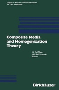 Enlarge image Cover: Composite Media and Homogenization Theory - Birkhauser Boston Inc