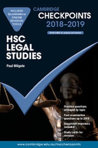 Abbildung von: Cambridge Checkpoints HSC Legal Studies 2018-19 and Quiz Me More - Cambridge University Press