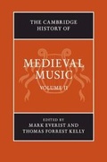 Cover: The Cambridge History of Medieval Music - Cambridge University Press