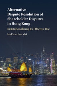 Abbildung von: Alternative Dispute Resolution of Shareholder Disputes in Hong Kong - Cambridge University Press