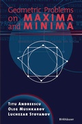 Cover: Geometric Problems on Maxima and Minima - Birkhauser Boston Inc