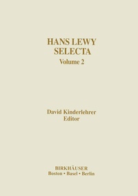 Enlarge image Cover: Hans Lewy Selecta - Birkhauser Boston Inc