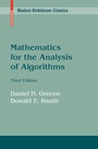 Cover: Mathematics for the Analysis of Algorithms - Birkhauser Boston Inc