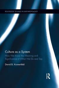 Enlarge image Cover: Culture as a System - Routledge