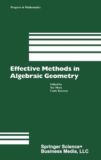 Abbildung von: Effective Methods in Algebraic Geometry - Birkhauser Boston Inc