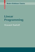 Cover: Linear Programming - Birkhauser Boston