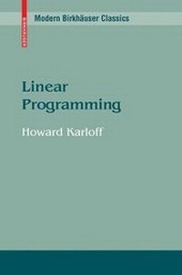 Abbildung von: Linear Programming - Birkhauser Boston