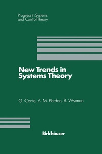 Enlarge image Cover: New Trends in Systems Theory - Springer-Verlag New York Inc.