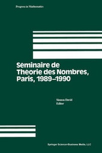 Abbildung von: Seminaire de Theorie des Nombres, Paris 1989-1990 - Birkhäuser