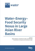 Cover: Water-Energy-Food Security Nexus in Large Asian River Basins - MDPI