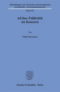 Abbildung von: Ad-hoc-Publizität im Konzern - fibre