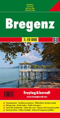 Abbildung von: Bregenz, Stadtplan 1:10.000 - Freytag-Berndt und ARTARIA