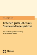 Cover: Kriterien guter Lehre aus Studierendenperspektive - Nomos
