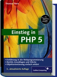 Enlarge image Cover: Einstieg in PHP 5 - Galileo Computing