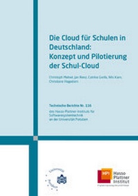 Abbildung von: Die Cloud für Schulen in Deutschland - Universitätsverlag Potsdam