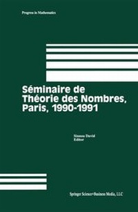 Abbildung von: Séminaire de Théorie des Nombres, Paris, 1990-91 - Birkhauser Boston Inc