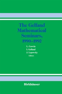 Abbildung von: The Gelfand Mathematical Seminars, 1990-1992 - Birkhauser Boston Inc