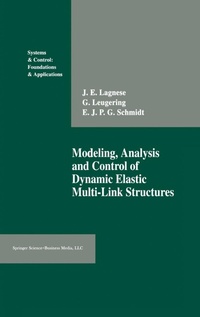 Bild: Modeling, Analysis and Control of Dynamic Elastic Multi-Link Structures - Birkhauser Boston Inc